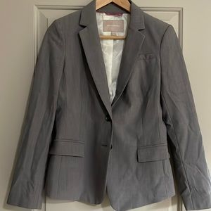 Banana Republic grey suit jacket, size 4 petite